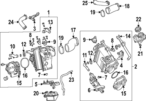 Throttle Body for 2020 Mercedes-Benz GLC 63 AMG® #0