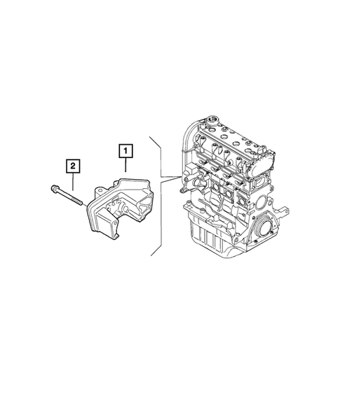 Engine Mounting for 2019 Fiat 124 Spider #2