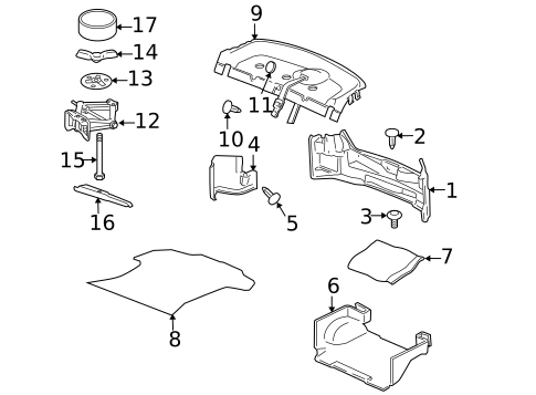 Air Bag Components for 2002 Dodge Stratus #3