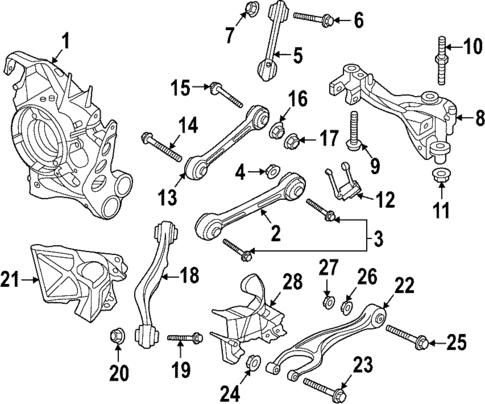 Rear Suspension for 2023 Porsche 911 #1