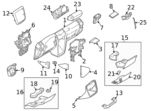 Instrument Panel for 2015 Mercedes-Benz G63 AMG #0