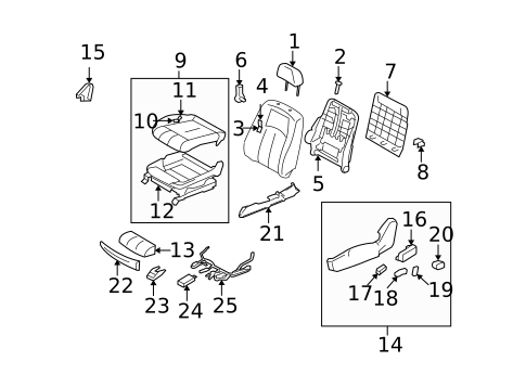 Power Seats for 2007 INFINITI G35 #3