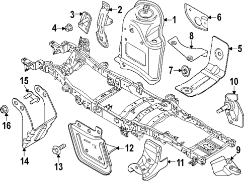 Frame & Components for 2024 Ford F-350 Super Duty #0