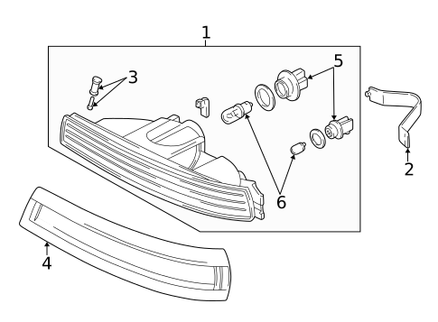 Combination Lamps for 1991 Acura NSX #1