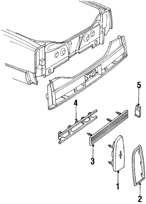 Backup Lamps for 1988 Oldsmobile 98 #0