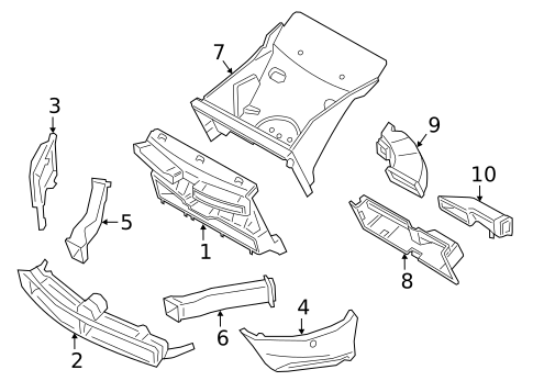Bumper & Components - Front for 2019 BMW i8 #1