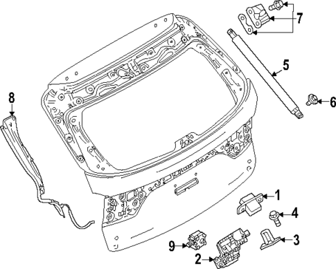 Lock & Hardware for 2025 Mazda CX-70 #2