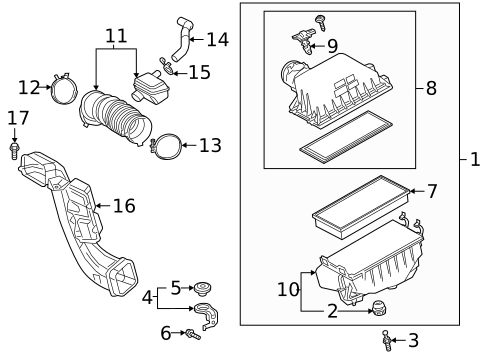 Air Intake for 2025 Toyota Corolla #2