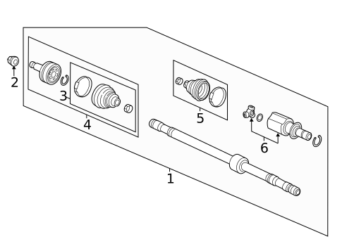 Drive Axles for 2016 Honda Civic #1