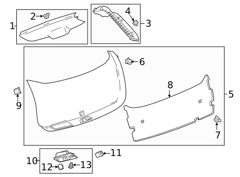 Liftgate for 2022 Cadillac XT4 #2
