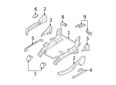 Tracks & Components for 2003 Mazda 6 #1