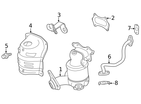 EGR System for 2012 Honda Insight #1
