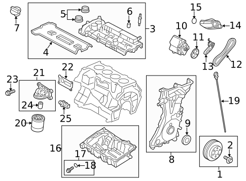 Hardware, Fasteners & Fittings for 2012 Ford Edge #0