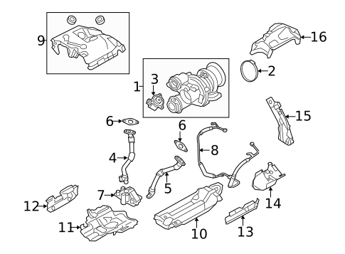 Turbo Charger for 2017 BMW M6 Gran Coupe #0