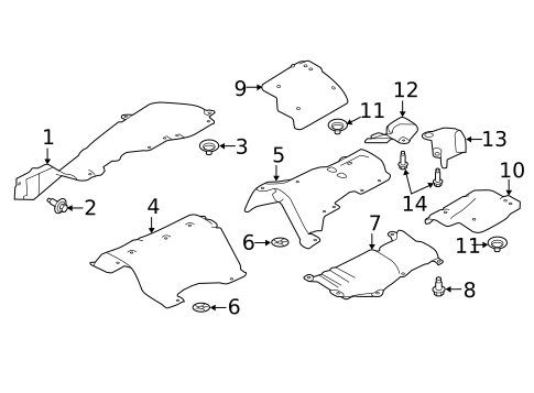 Heat Shields for 2022 Land Rover Range Rover Sport #3