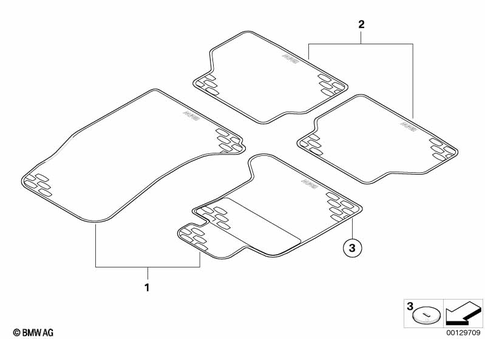 Interior Equipment Components for 2005 BMW 750i #8