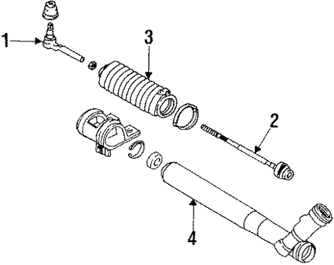 Steering Gear & Linkage for 1988 Cadillac Seville #1