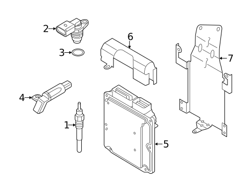 Powertrain Control for 2015 Volkswagen Touareg #0