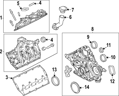Valve & Timing Covers for 2025 Ford F-250 Super Duty #0