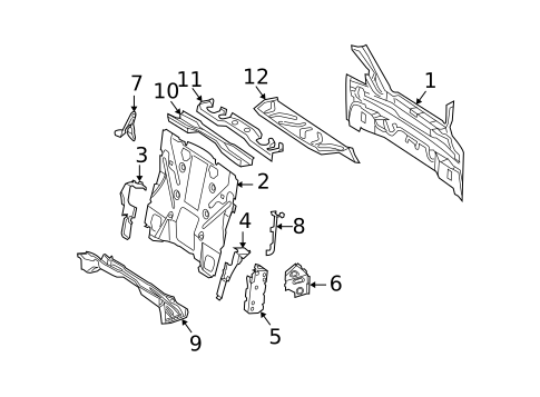 Rear Body for 2006 Mercedes-Benz CLK350 #0