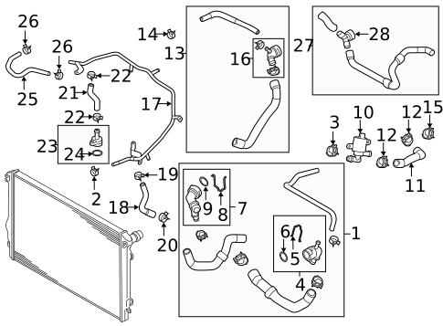 Hoses & Lines for 2025 Volkswagen Jetta #0