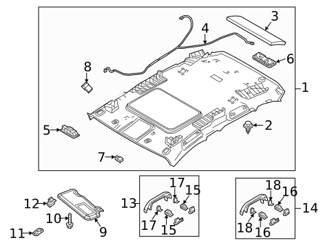 Interior Trim - Roof for 2023 Mazda 3 #2