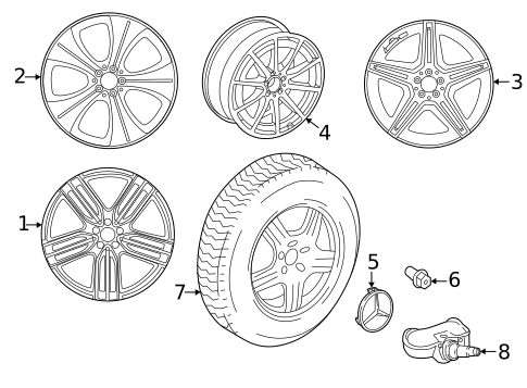 Wheels for 2021 Mercedes-Benz GLS63 AMG #1