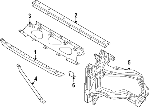 Radiator Support for 2024 BMW XM #0