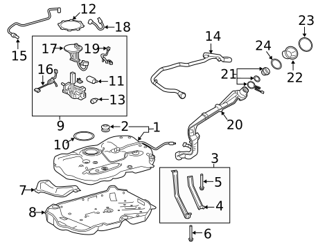 Fuel System Components for 2022 Toyota RAV4 #0