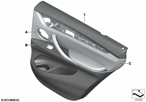 Door Trim Panels / Lateral Trim Panels for 2019 BMW X6 35i #1