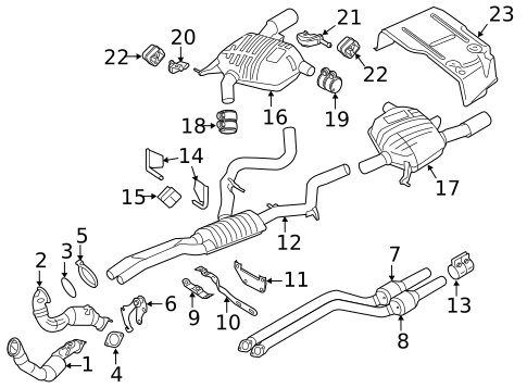 Exhaust Components for 2012 BMW 335is #1
