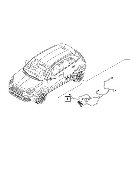 Wiring-Body and Accessories for 2017 Fiat 500X #4