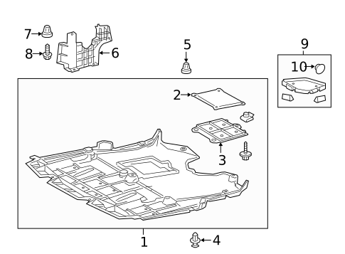 Splash Shields for 2017 Lexus RC300 #0
