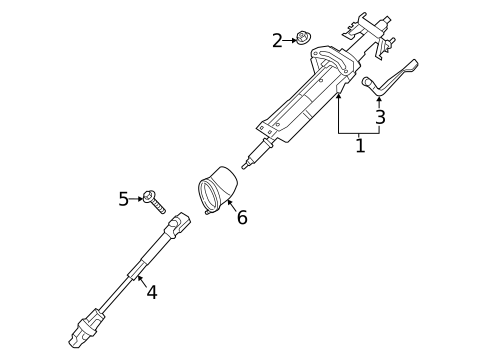 Steering Column Assembly for 2021 BMW X4 #0