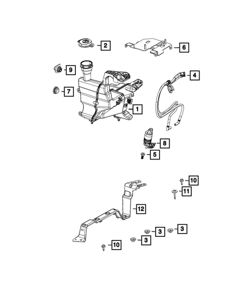 Wiper and Washer System for 2026 Jeep Wrangler #1