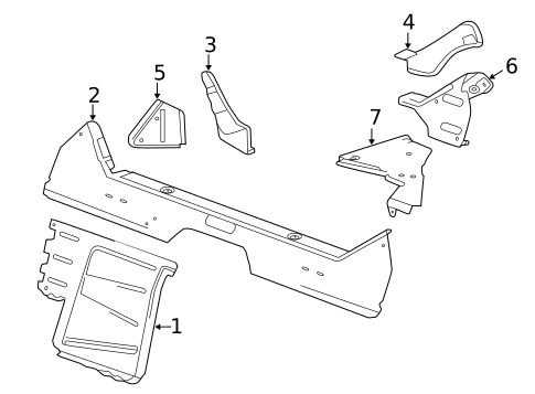 Rear Body for 2019 Chevrolet Corvette #1