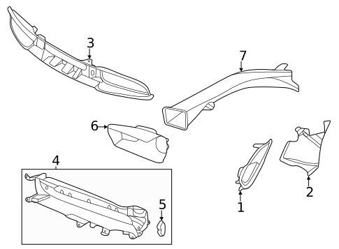 Grille & Components for 2023 Porsche Taycan #0