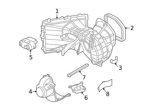 Auxiliary Heater & AC for 2010 Volkswagen Touareg #1