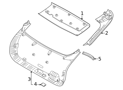Interior Trim for 2023 Kia EV6 #0