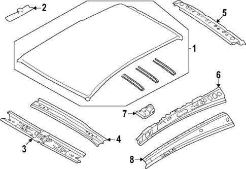 Roof & Components for 2024 Subaru Crosstrek #0