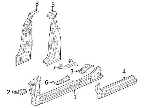 Rocker for 2018 Honda Civic #0