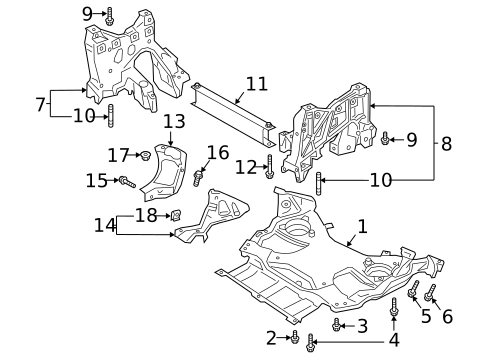 Suspension Mounting for 2024 Audi A8 Quattro #0