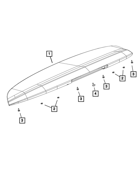 Moldings and Ornamentation for 2017 Fiat 500L #1