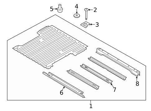 Floor - Pick UP Box for 2021 Ford F-250 Super Duty #0