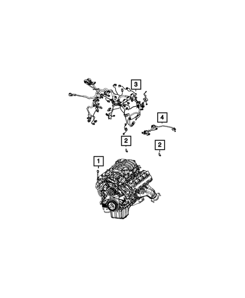 Wiring, Powertrain for 2021 Dodge Charger #5