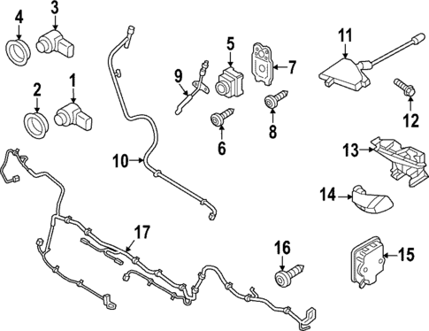 Electrical Components for 2023 Porsche Panamera #1