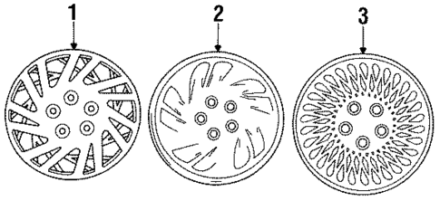 Covers & Trim for 1995 Dodge Spirit #0