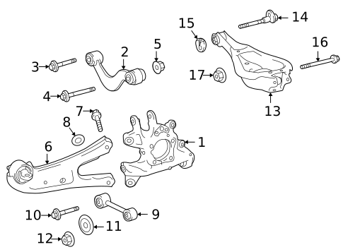 Rear Suspension for 2024 Toyota Sienna #1