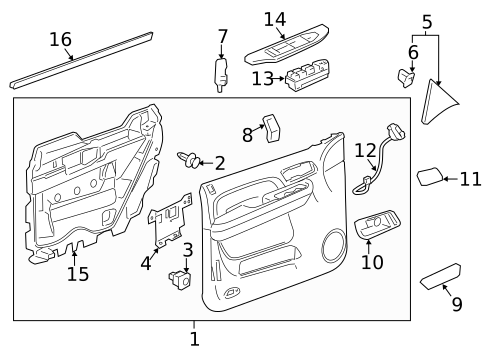 Front Door for 2014 Chevrolet Silverado 2500 HD #1