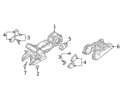 Rear Evaporator for 2019 Audi Q7 #0